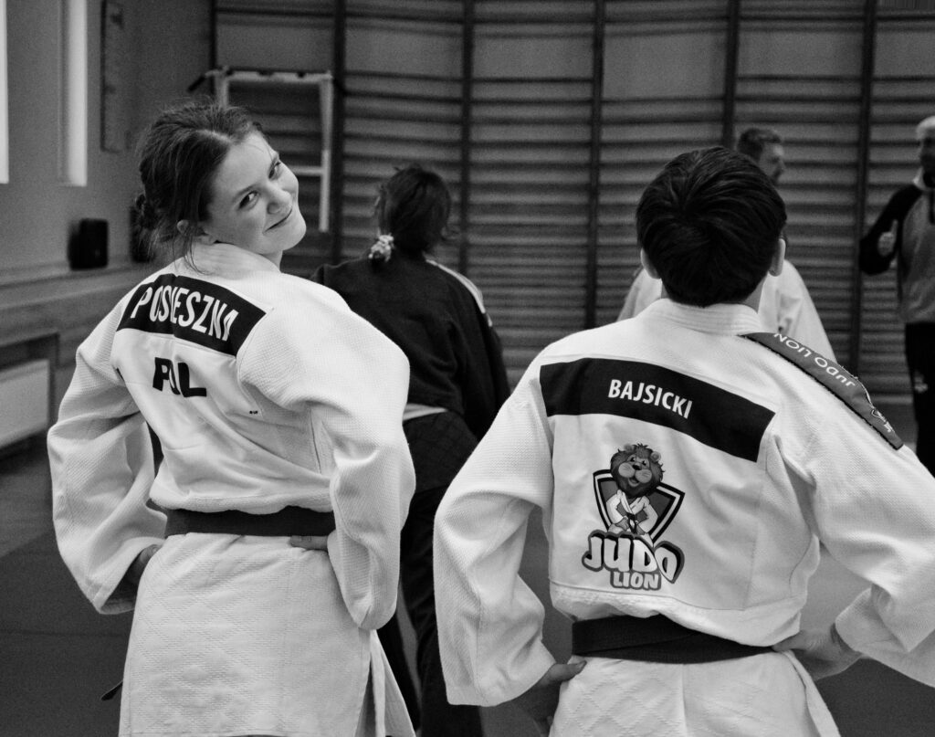 Zawodnicy UKS Judo Lion podczas zgrupowania w Cetniewie, kwiecień 2026