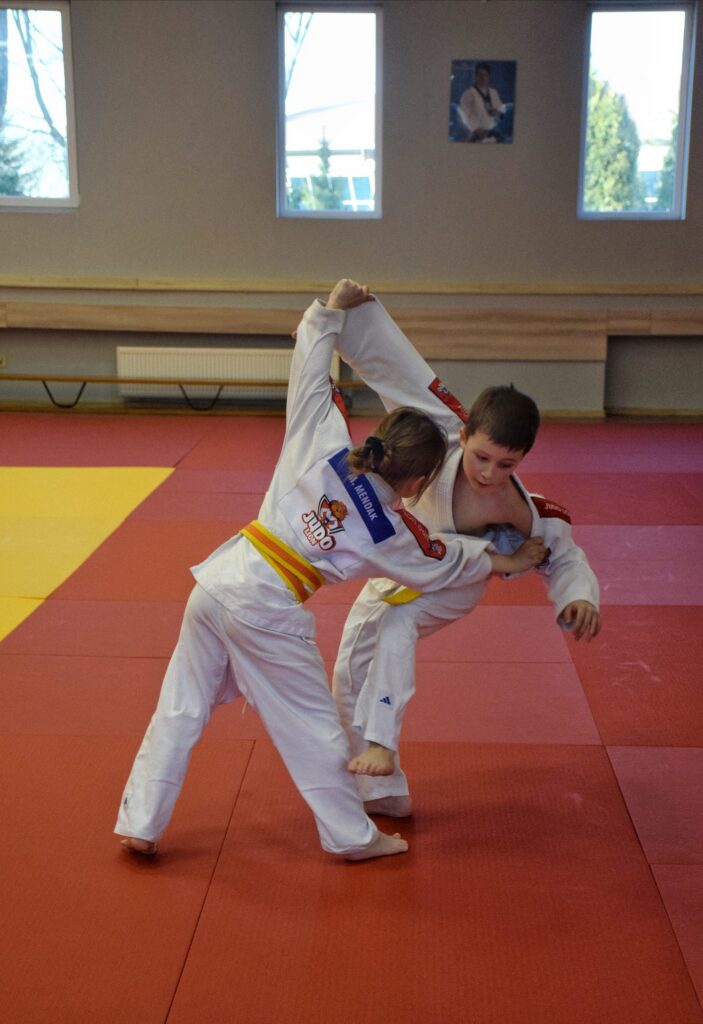 Zawodnicy UKS Judo Lion podczas zgrupowania w Cetniewie, kwiecień 2026