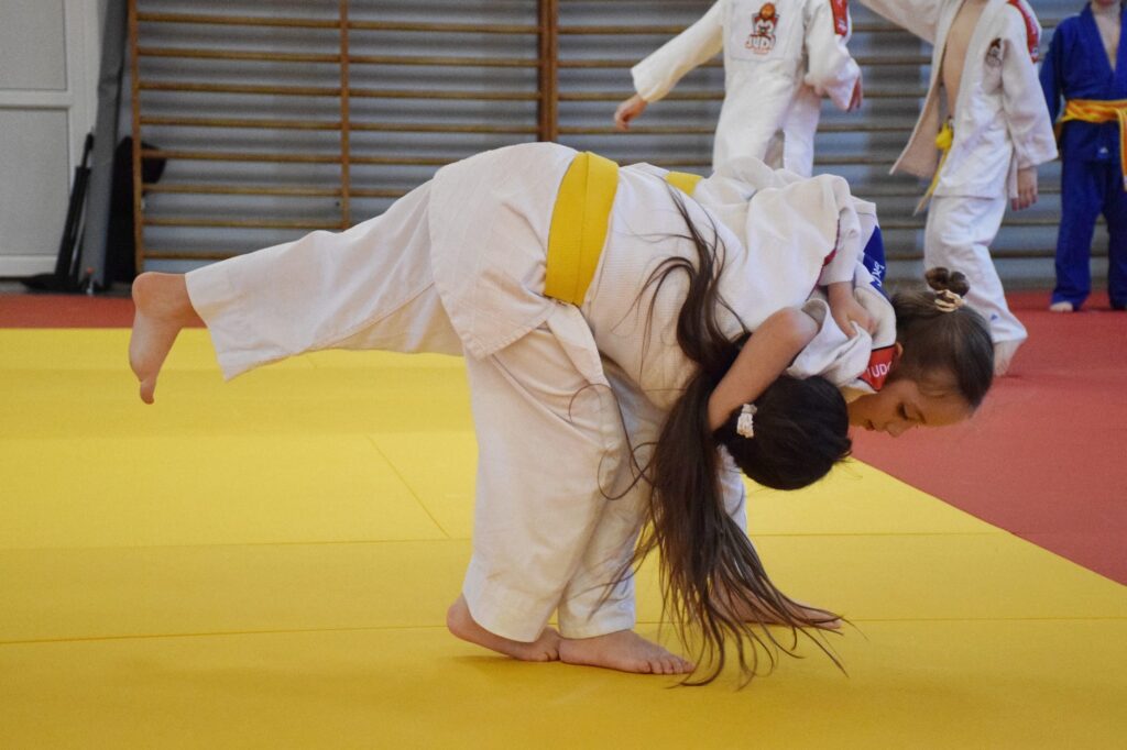 Zawodnicy UKS Judo Lion podczas zgrupowania w Cetniewie, kwiecień 2026