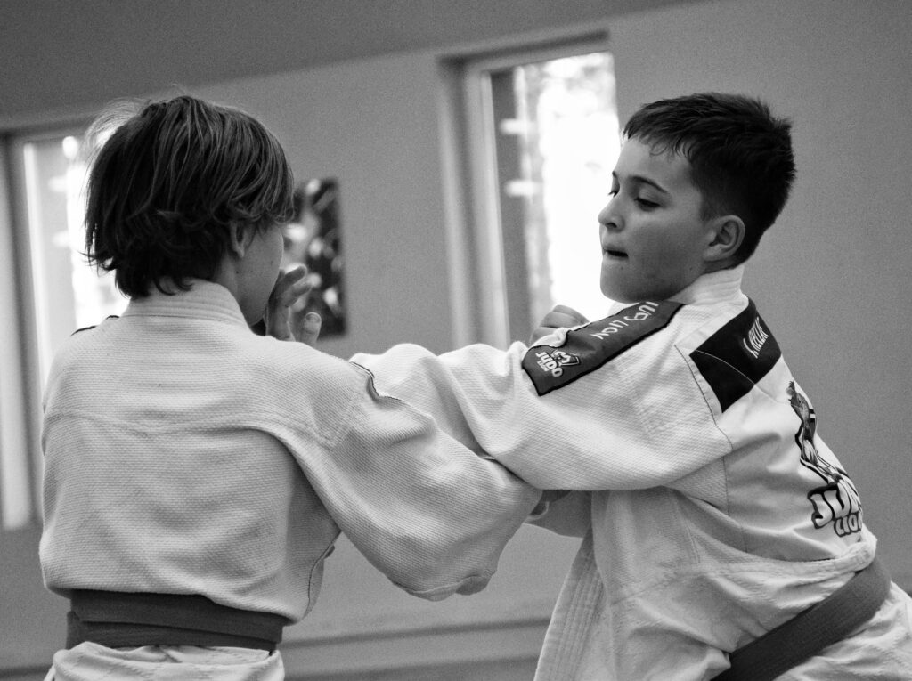 Zawodnicy UKS Judo Lion podczas zgrupowania w Cetniewie, kwiecień 2026
