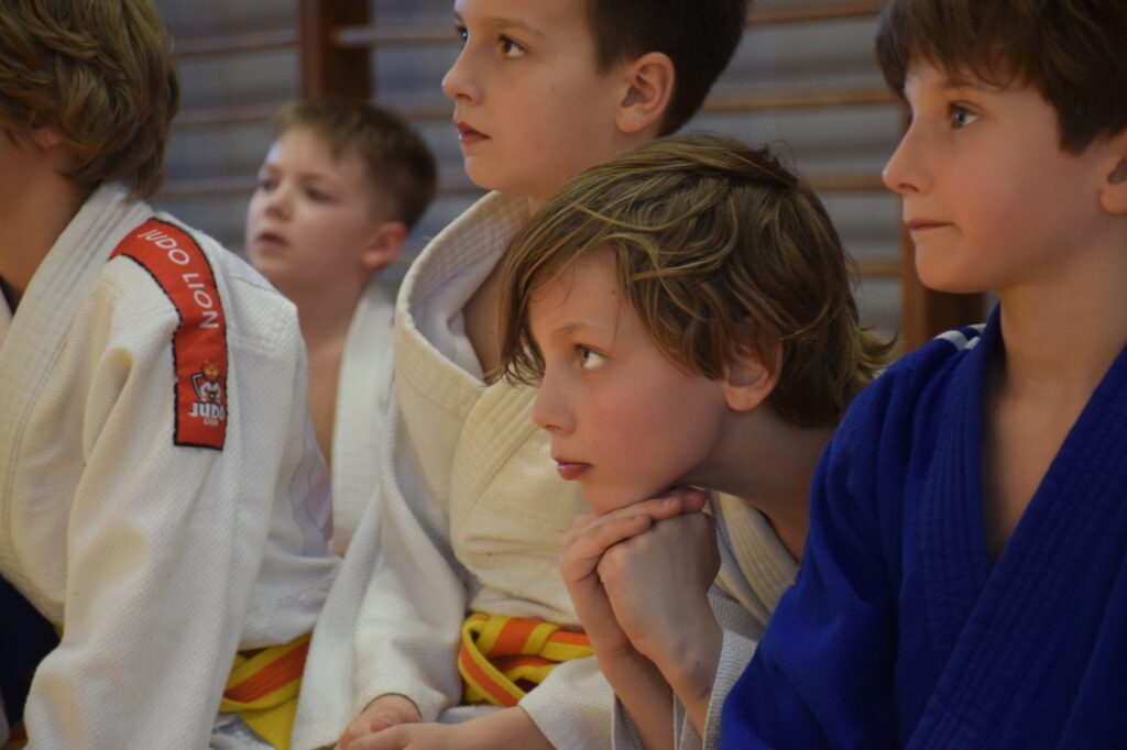 Zawodnicy UKS Judo Lion podczas zgrupowania w Cetniewie, kwiecień 2026