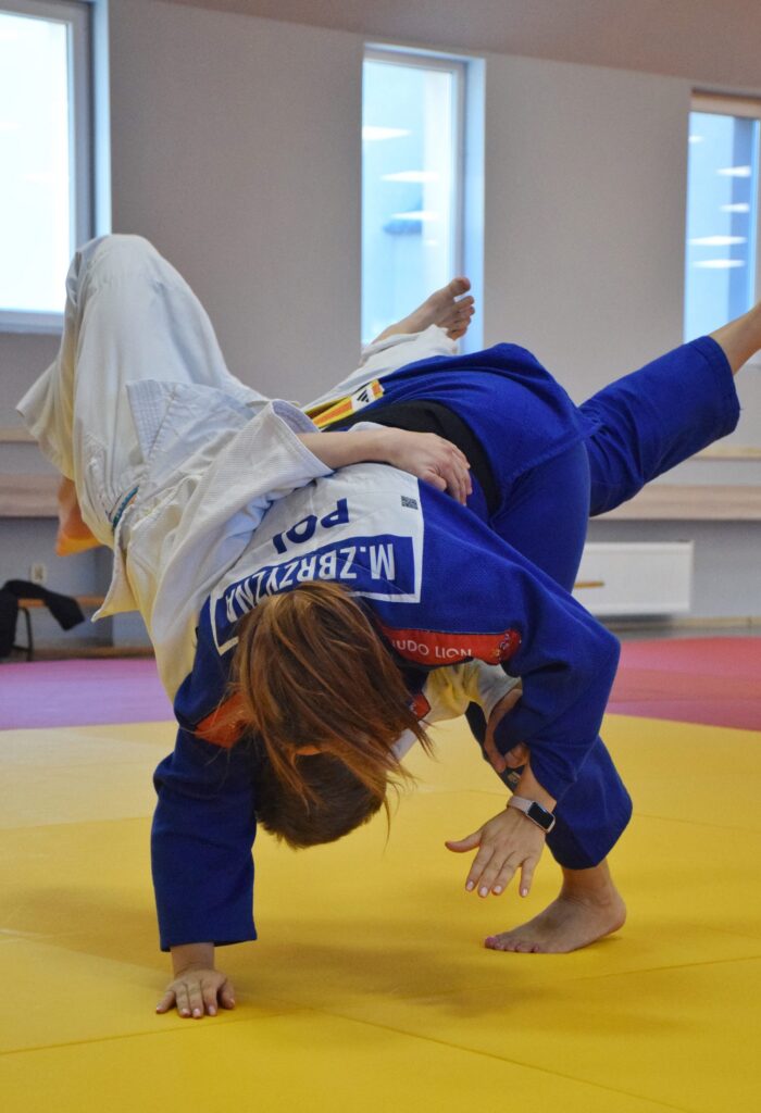 Zawodnicy UKS Judo Lion podczas zgrupowania w Cetniewie, kwiecień 2026