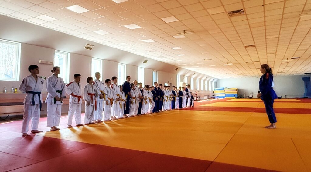 Zawodnicy UKS Judo Lion podczas zgrupowania w Cetniewie, kwiecień 2026