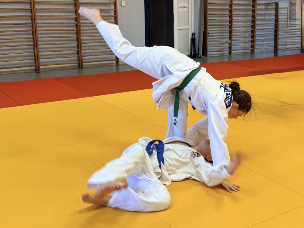 Zawodnicy UKS Judo Lion podczas zgrupowania w Cetniewie, kwiecień 2026