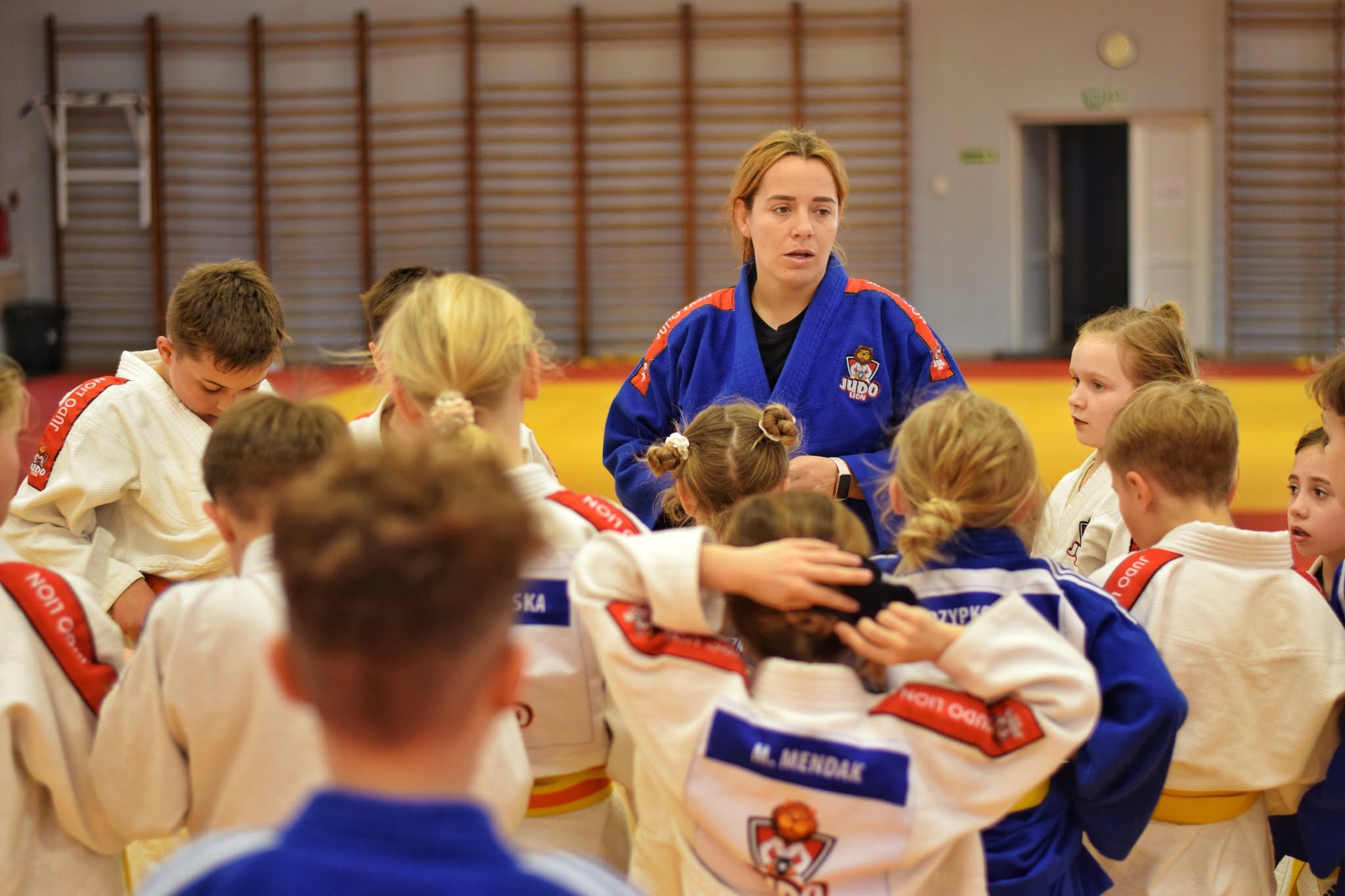 Dzieci i trenerzy Judo Lion